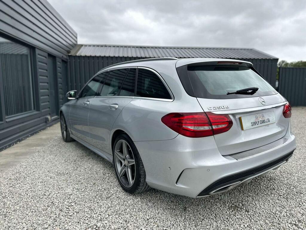 Mercedes-Benz C Class 2.1 C250d Amg Line 7G-tronic Euro 6 Ss 20 LL66EYS Silver #5