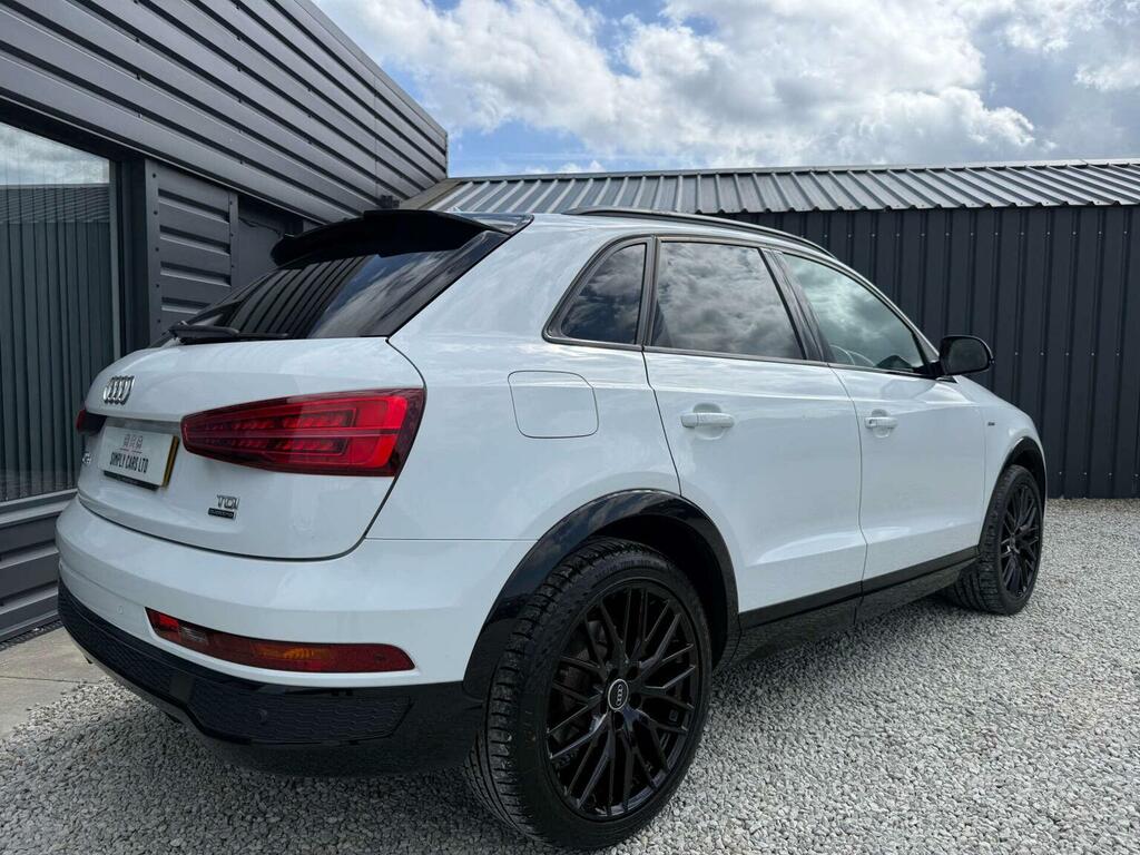Audi Q3 2.0 Tdi Black Edition S Tronic Quattro Euro 6 Ss GV17OXG White #3