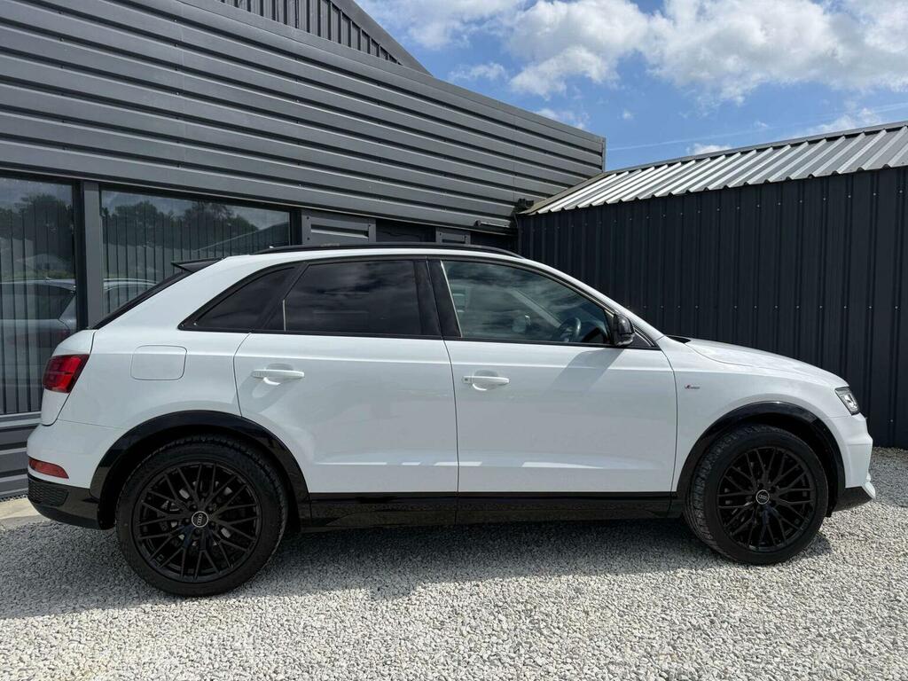 Audi Q3 2.0 Tdi Black Edition S Tronic Quattro Euro 6 Ss GV17OXG White #2