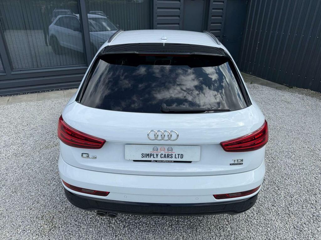 Audi Q3 2.0 Tdi Black Edition S Tronic Quattro Euro 6 Ss GV17OXG White #4