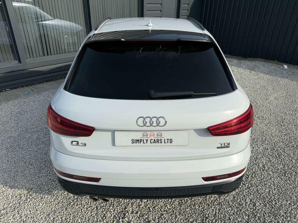 Audi Q3 2.0 Tdi Black Edition Quattro Euro 6 Ss 20 KX67XGB White #4