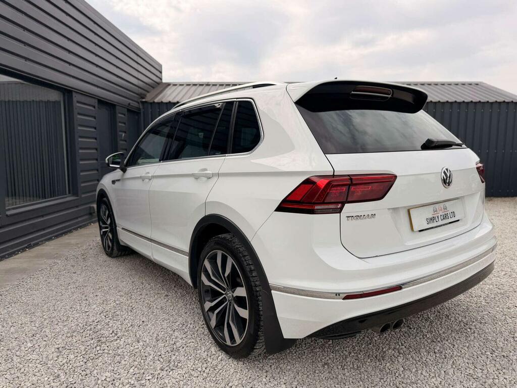 Volkswagen Tiguan 2.0 Tdi R-line Euro 6 Ss 201868 MXZ6341 White #5