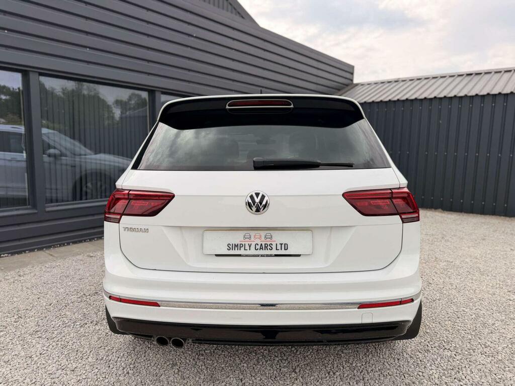 Volkswagen Tiguan 2.0 Tdi R-line Euro 6 Ss 201868 MXZ6341 White #4