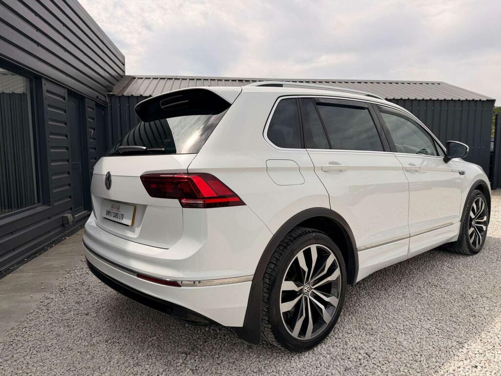 Volkswagen Tiguan 2.0 Tdi R-line Euro 6 Ss 201868 MXZ6341 White #3