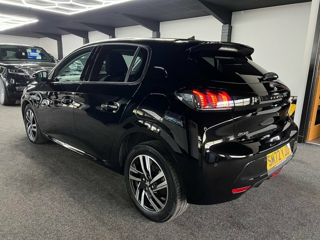 Peugeot 208 Hatchback SM72YJD Black #5