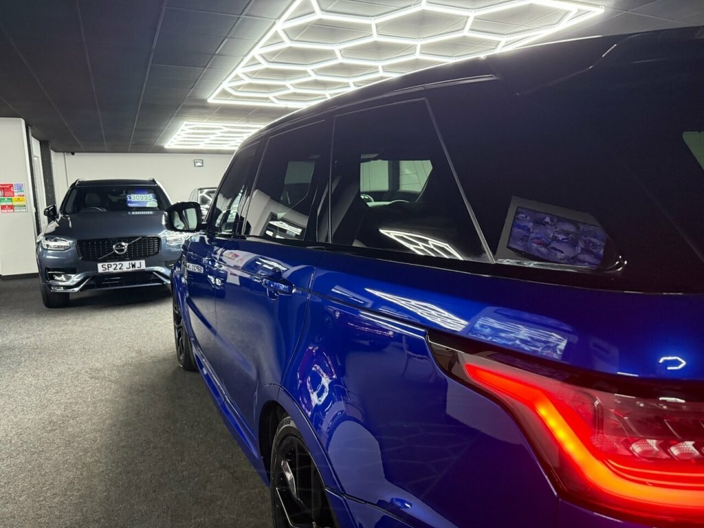 Land Rover Range Rover Sport 5L Svr PO69WNR Blue #5