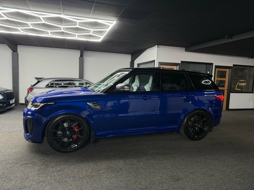 Land Rover Range Rover Sport 5L Svr PO69WNR Blue #3