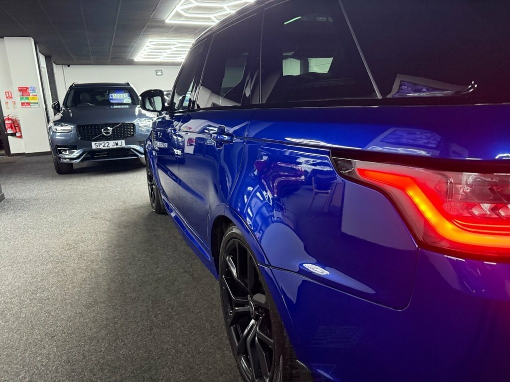 Land Rover Range Rover Sport 5L Svr PO69WNR Blue #6