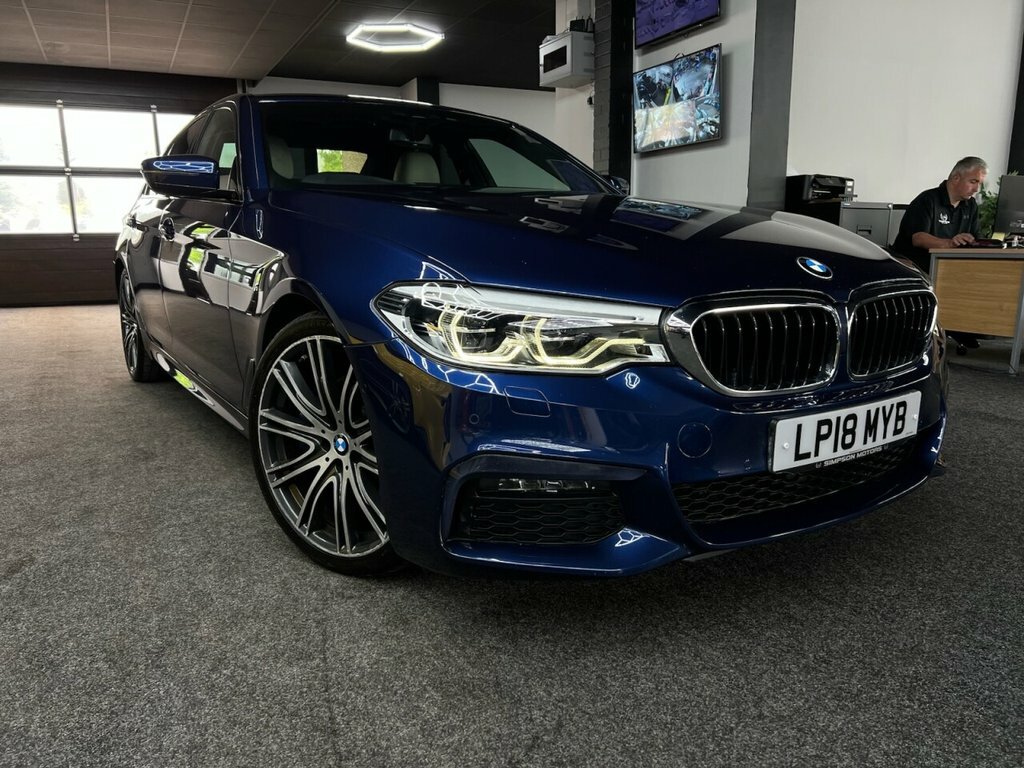 BMW 5 Series Saloon Blue