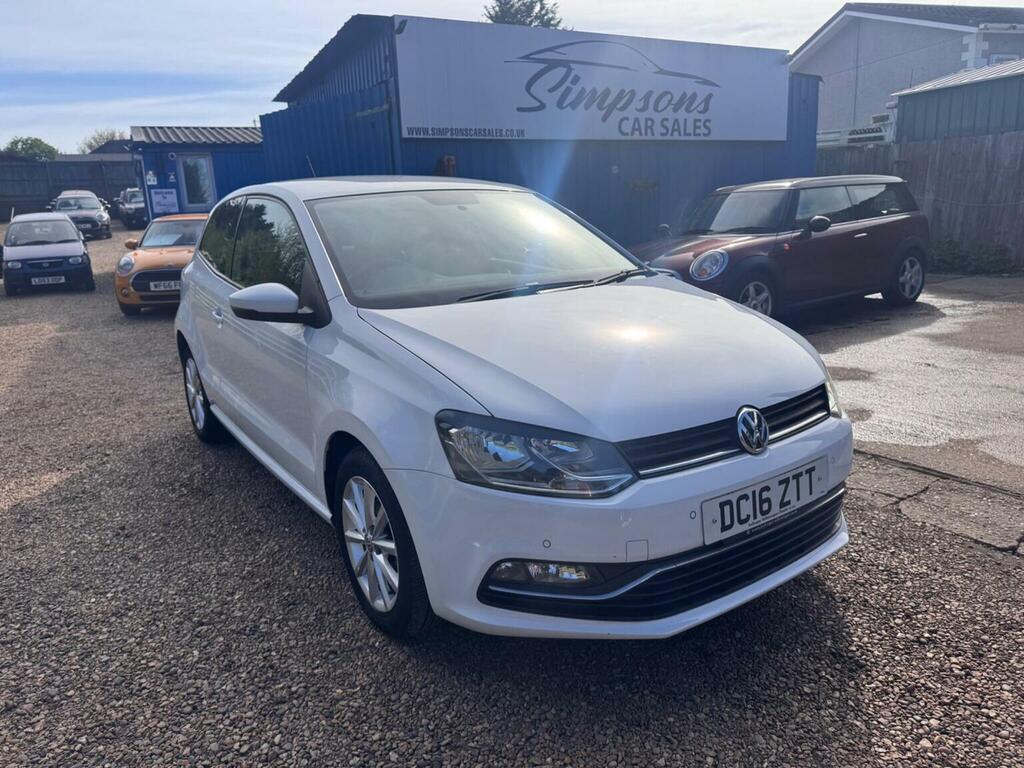 Volkswagen Polo Hatchback 1.2 Tsi Bluemotion Tech Match Euro 6 S White