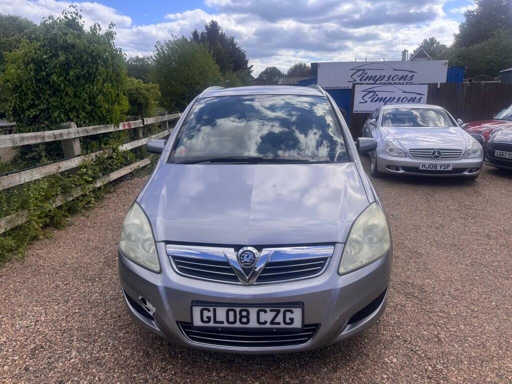 Vauxhall Zafira Mpv 1.6 Breeze Euro 4 200808 Silver #2
