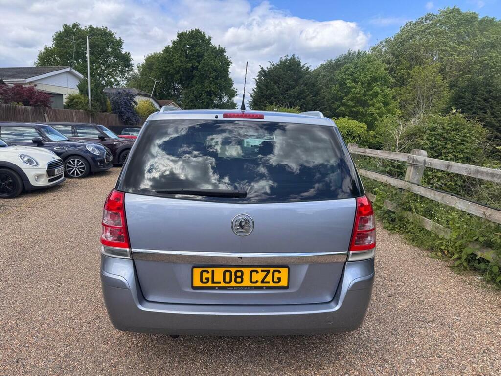 Vauxhall Zafira Mpv 1.6 Breeze Euro 4 200808 Silver #4