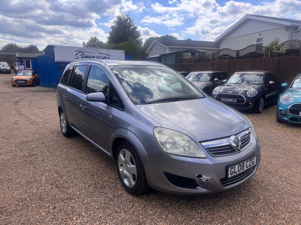 Vauxhall Zafira Mpv 1.6 Breeze Euro 4 200808 Silver
