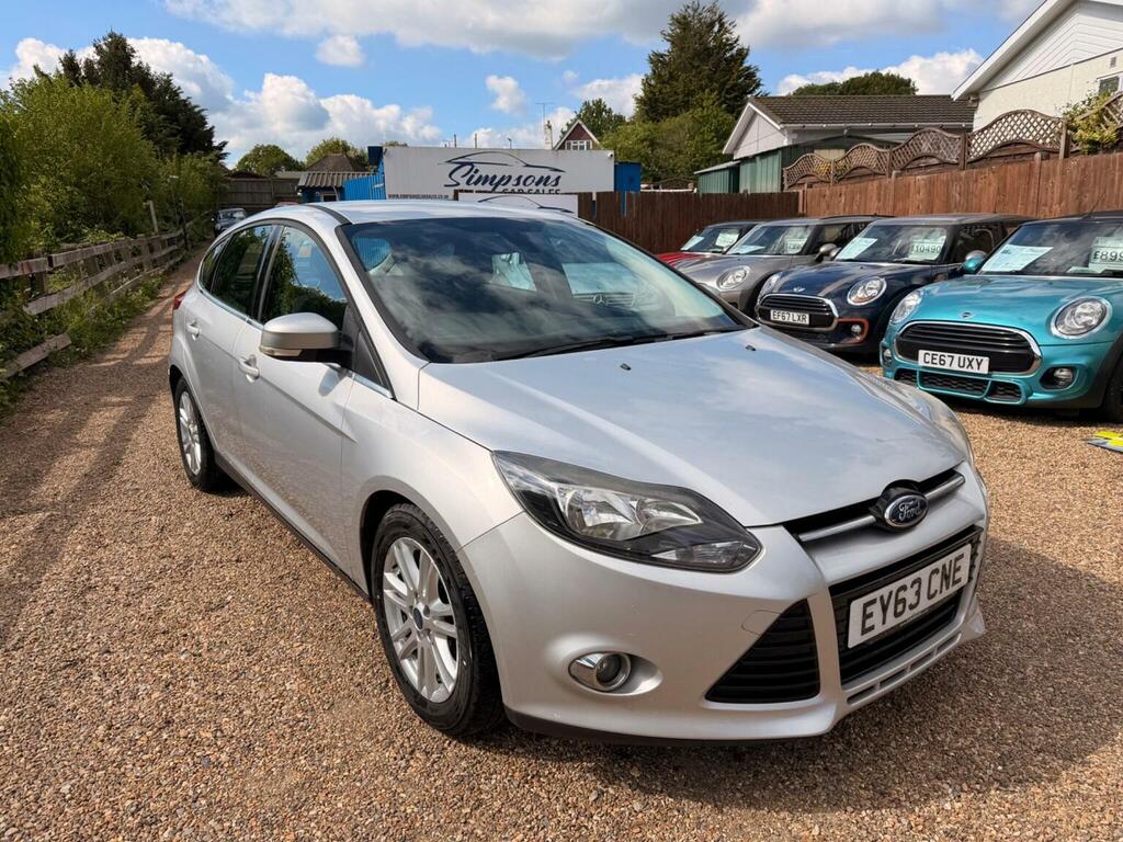 Ford Focus Hatchback 1.6 Tdci Titanium Euro 5 Ss 2013 Silver