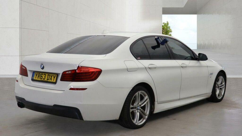 BMW 5 Series Saloon 2.0 520D M Sport Euro 6 Ss 201 YR63DXY White #3