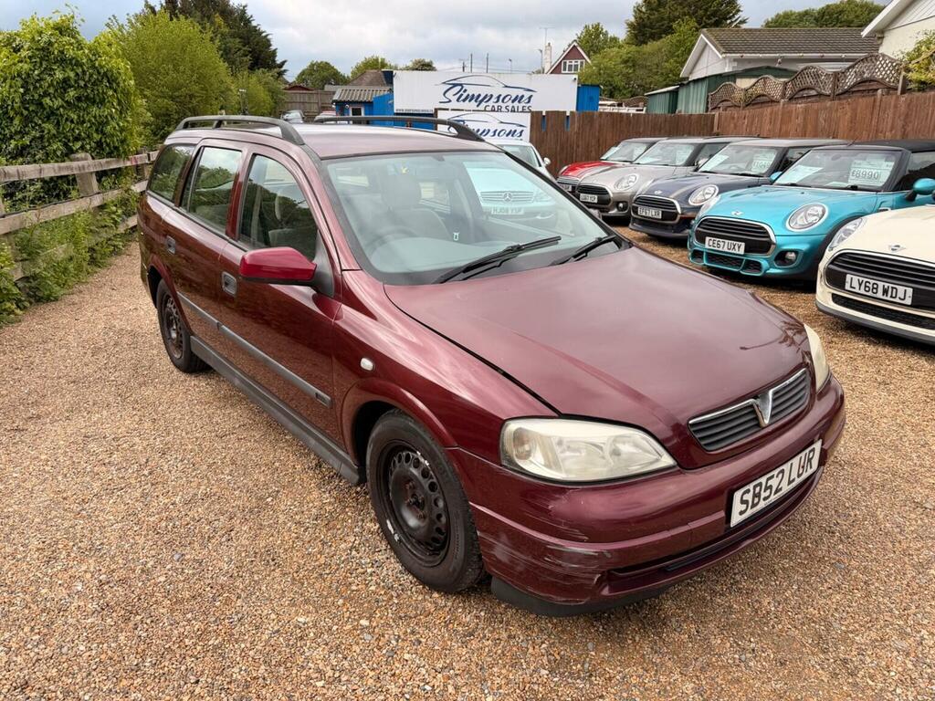 Vauxhall Astra Estate 1.6I Club Ac 200352 Red