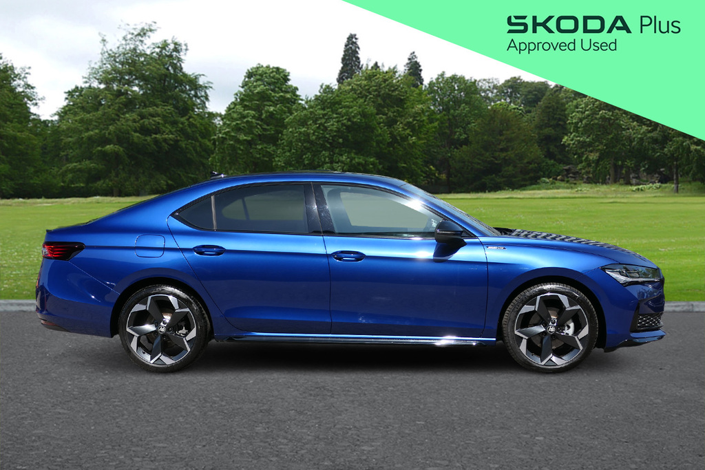 Skoda Superb 2.0 Tdi Sportline Dsg 150 Ps Blue #4