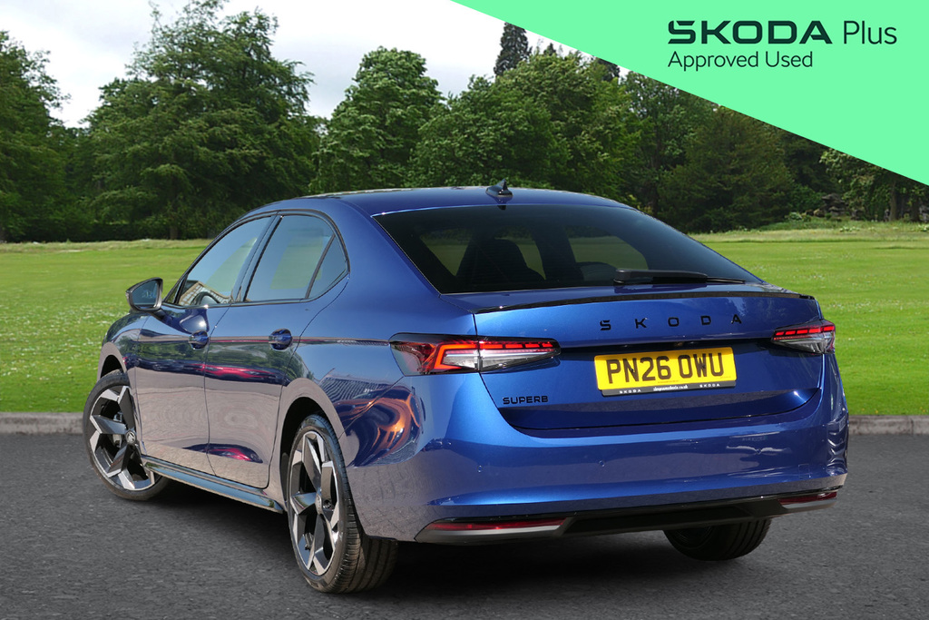 Skoda Superb 2.0 Tdi Sportline Dsg 150 Ps Blue #3