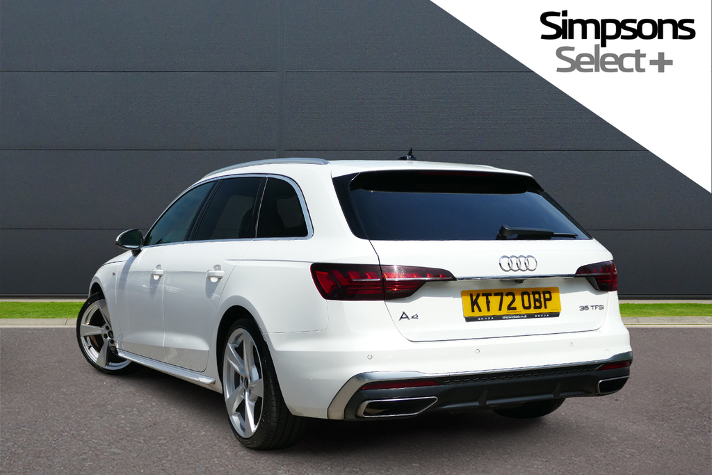 Audi A4 35 Tfsi S Line S Tronic 150 Ps KT72OBP White #3