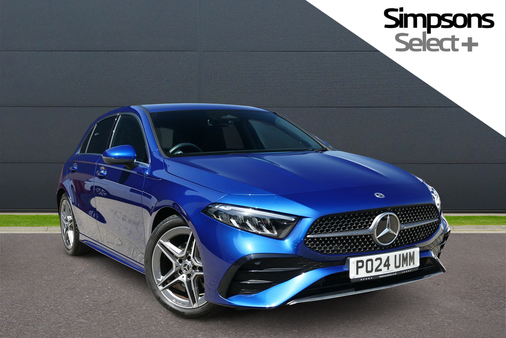 Mercedes-Benz A Class A180 Amg Line Premium 136 Ps Blue