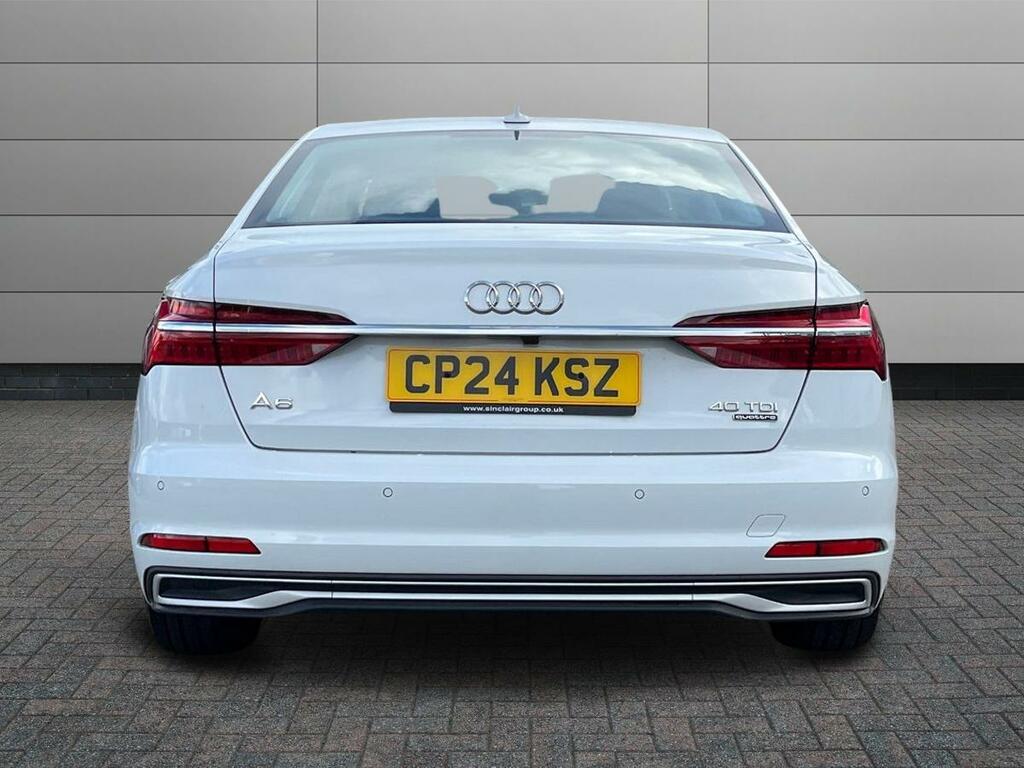Audi A6 Saloon 2.0 Tdi 40 Sport S Tronic Quattro Euro 6 Ss White #6