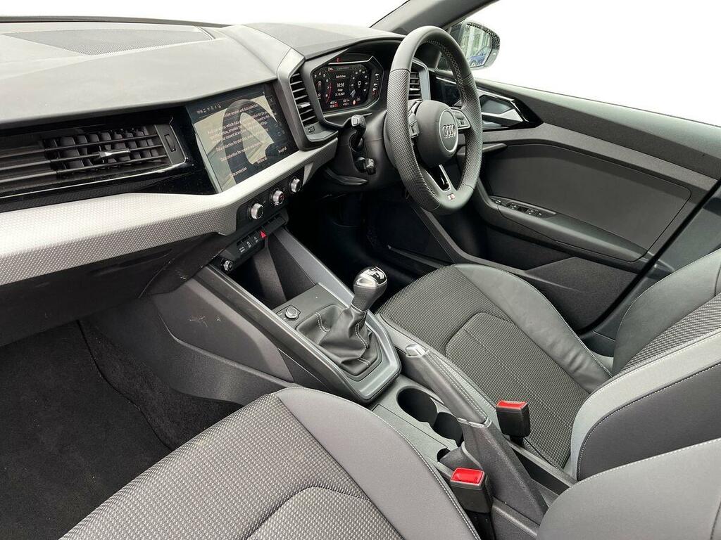 Audi A1 1.0 Tfsi 30 S Line Sportback Euro 6 Ss CV25XSB Black #3