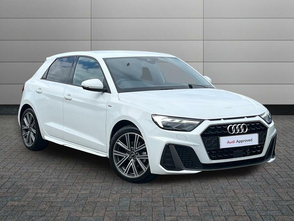 Audi A1 1.0 Tfsi 30 S Line Sportback S Tronic Euro 6 Ss White