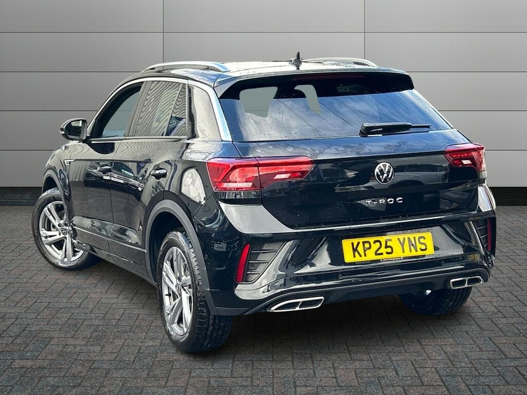 Volkswagen T-Roc 2.0 Tdi R-line Dsg Euro 6 Ss KP25YNS Black #2