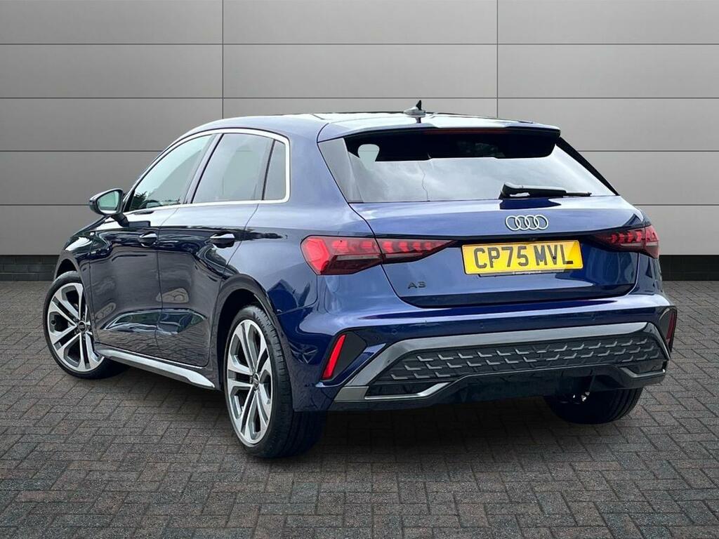 Audi A3 1.5 Tfsi 30 S Line Sportback S Tronic Euro 6 Ss CP75MVL Blue #2