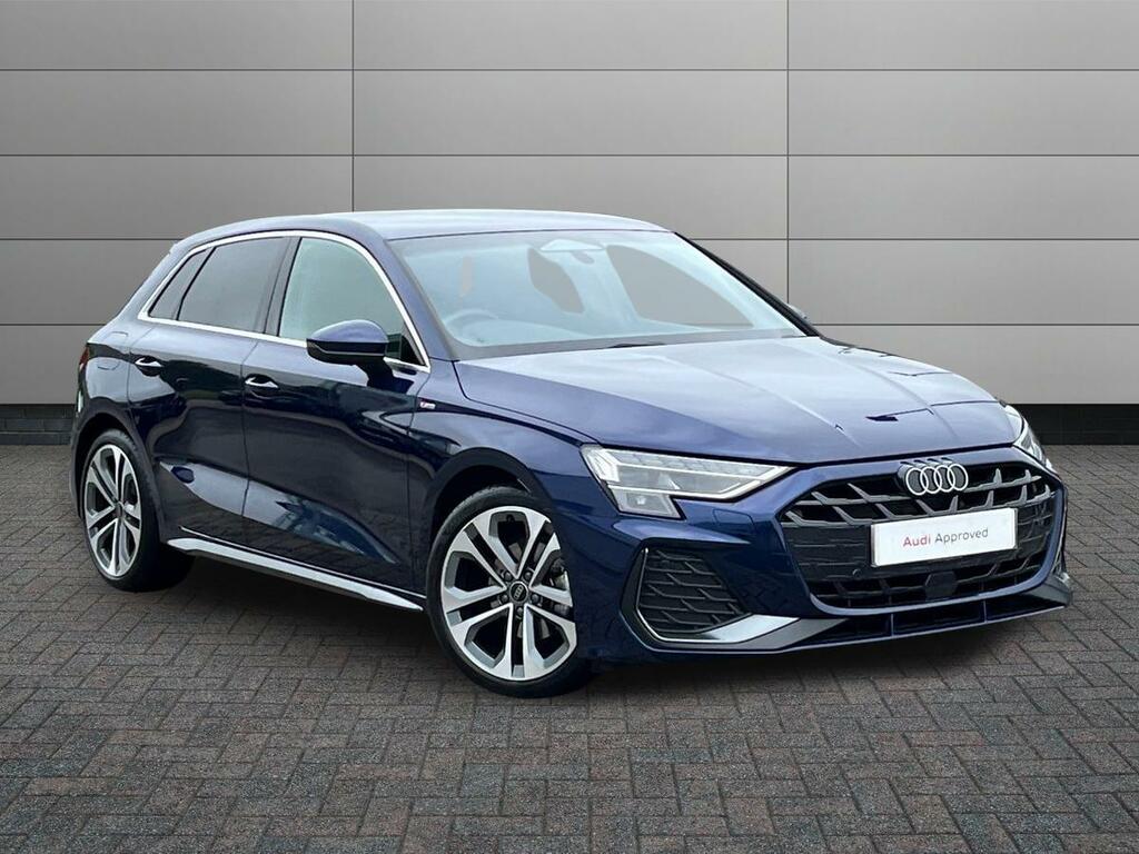 Audi A3 1.5 Tfsi 30 S Line Sportback S Tronic Euro 6 Ss Blue