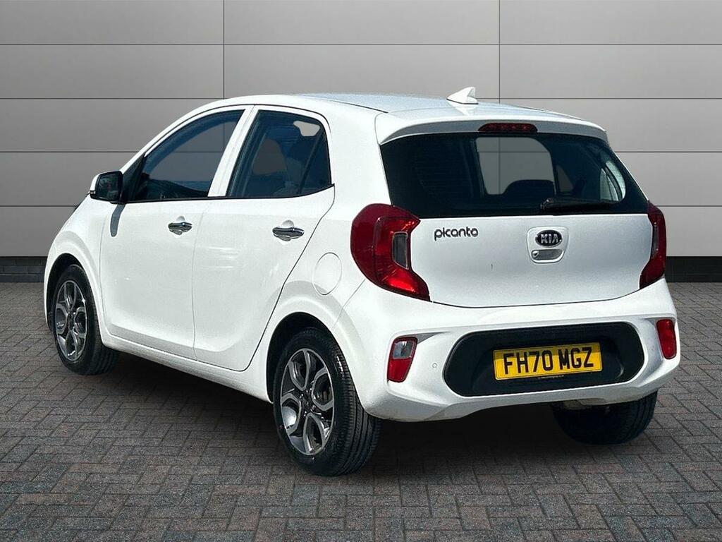 Kia Picanto 1.0 Dpi 3 Hatchback Amt Euro 6 Ss 6 FH70MGZ White #2
