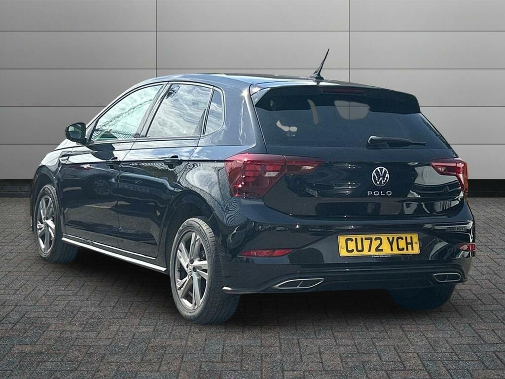 Volkswagen Polo 1.0 Tsi R-line Dsg Euro 6 Ss CU72YCH Black #2