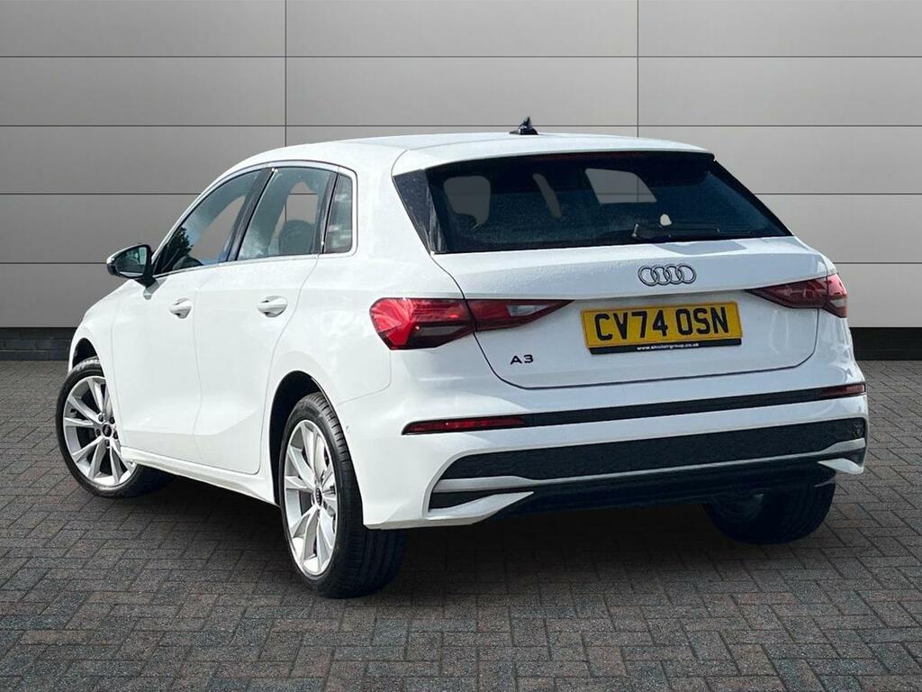 Audi A3 1.5 Tfsi 30 Sport Sportback Euro 6 Ss CV74OSN White #2