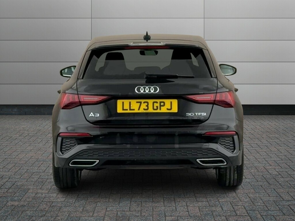 Audi A3 1.0 Tfsi 30 S Line Sportback Euro 6 Ss LL73GPJ Black #6