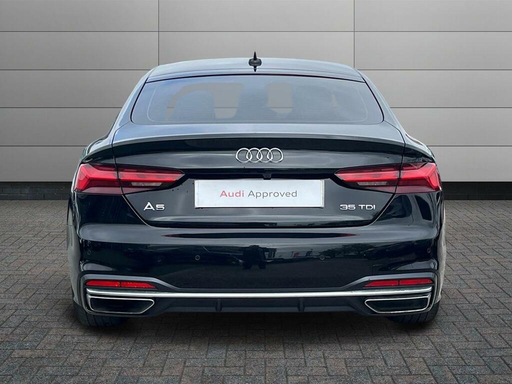 Audi A5 2.0 Tdi 35 Sport Sportback S Tronic Euro 6 Ss 5 GY21FNW Black #6