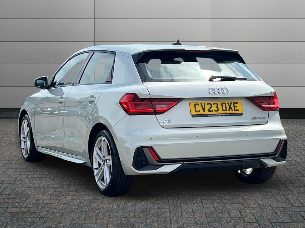 Audi A1 1.5 Tfsi 35 S Line Sportback S Tronic Euro 6 Ss CV23OXE Silver #2
