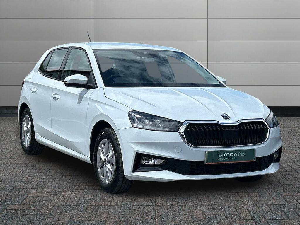 Skoda Fabia 1.0 Tsi Se Edition Euro 6 Ss White