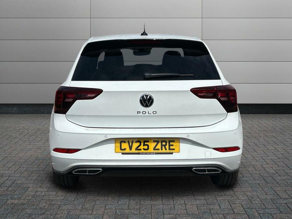 Volkswagen Polo 1.0 Tsi R-line Euro 6 Ss CV25ZRE White #6
