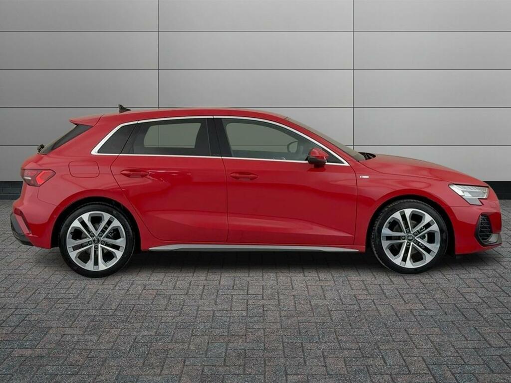 Audi A3 1.5 Tfsi 30 S Line Sportback S Tronic Euro 6 Ss CU75LXM Red #5