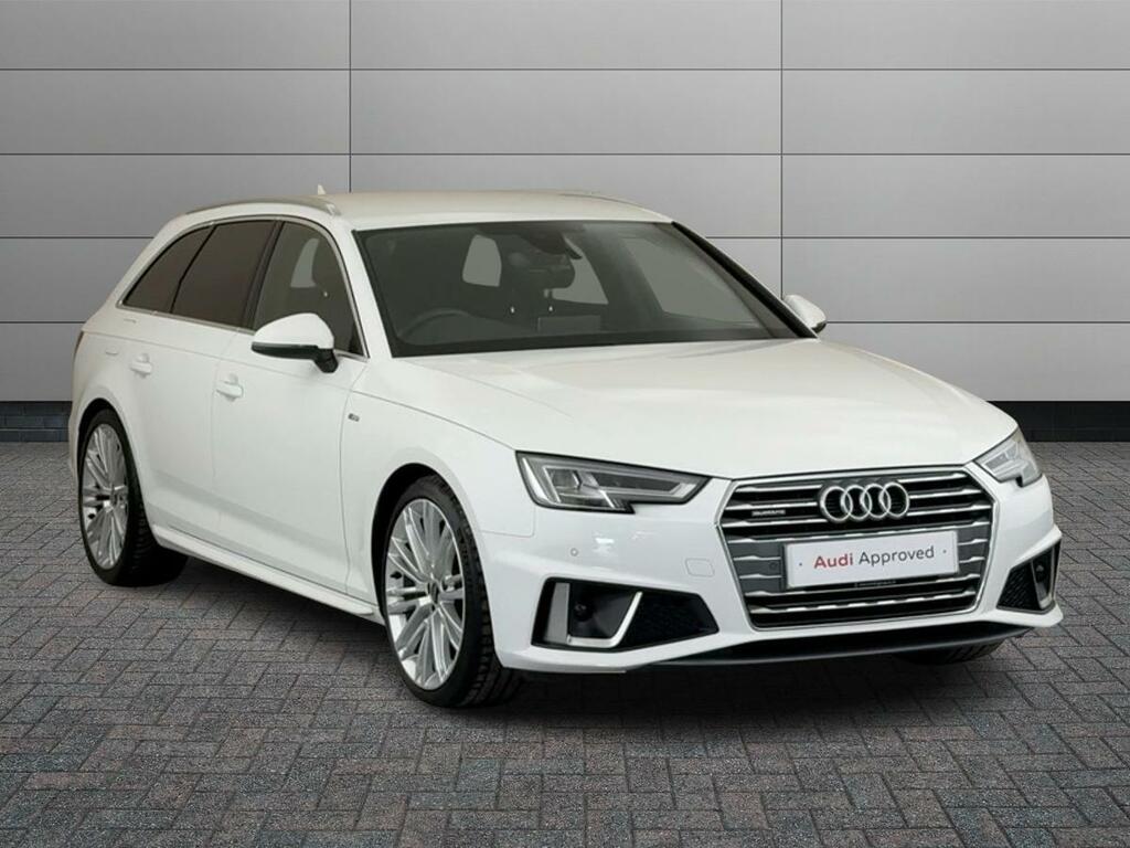 Audi A4 Avant 2.0 Tdi 40 S Line S Tronic Quattro Euro 6 Ss White
