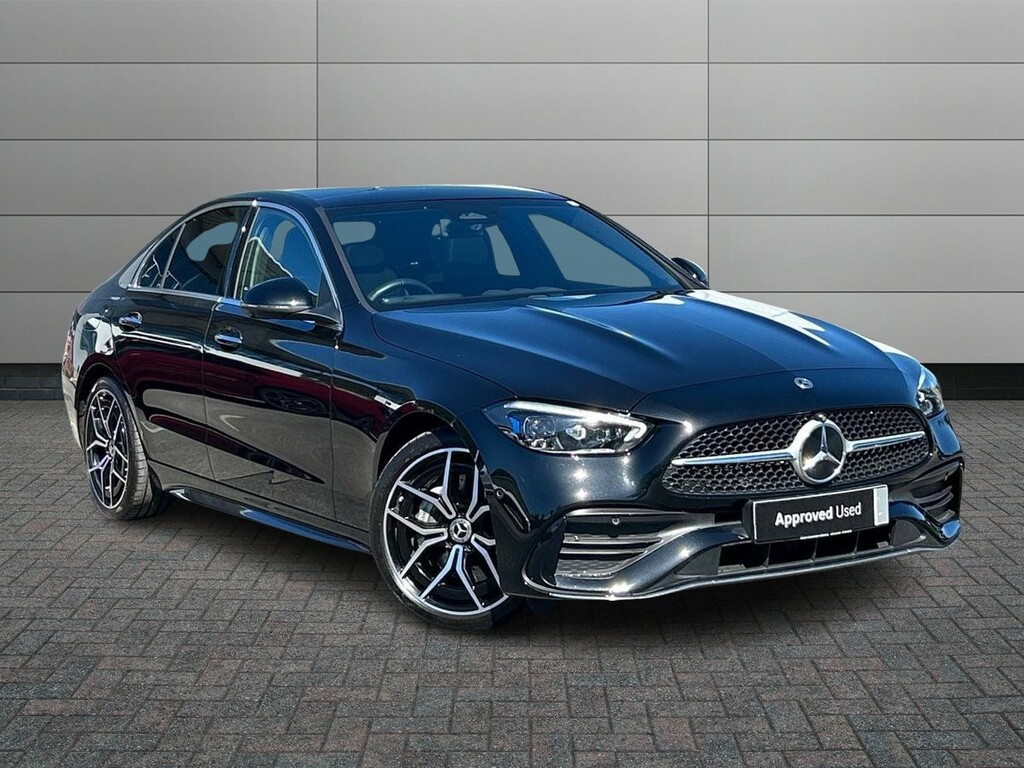 Mercedes-Benz C Class 2.0 C220dh Mhev Amg Line Premium Plus G-tronic Black