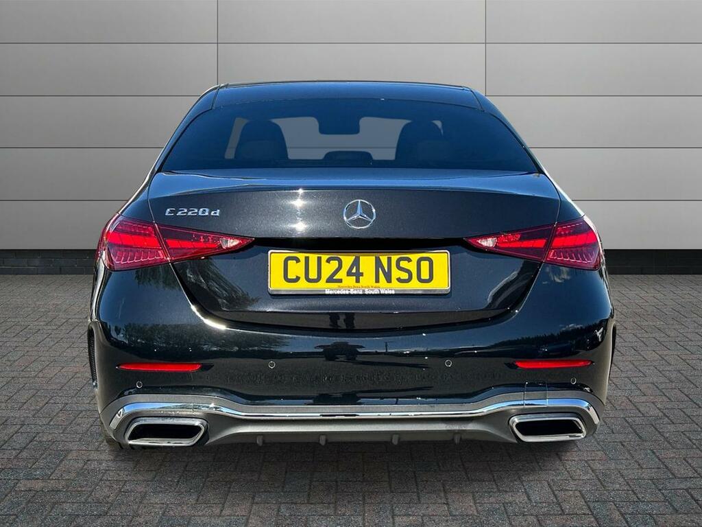 Mercedes-Benz C Class 2.0 C220dh Mhev Amg Line Premium Plus G-tronic Black #6