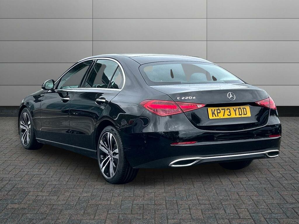 Mercedes-Benz C Class 2.0 C220d Mhev Exclusive Luxury G-tronic Euro 6 KP73YDD Black #2