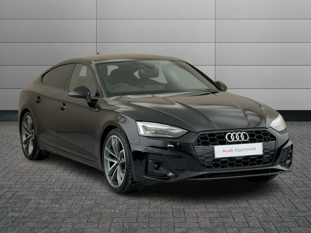 Audi A5 2.0 Tdi 35 S Line Sportback S Tronic Euro 6 Ss Black