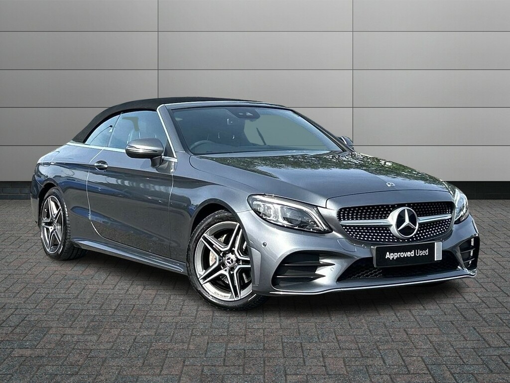 Mercedes-Benz C Class 2.0 C220d Amg Line Premium Cabriolet G-tronic E Grey