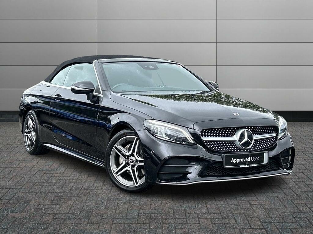 Mercedes-Benz C Class 2.0 C220d Amg Line Premium Cabriolet G-tronic E Black
