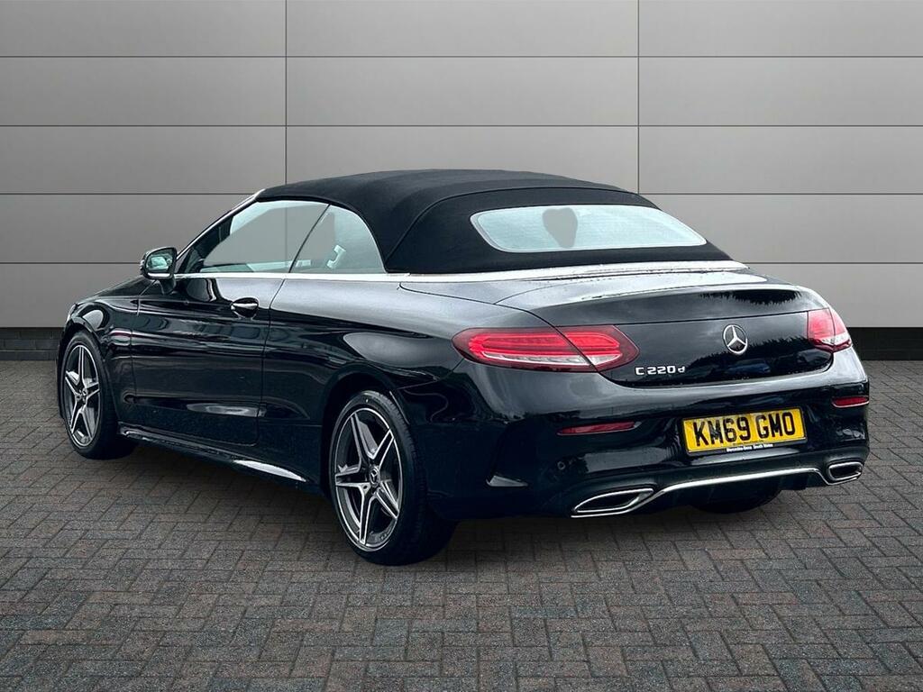 Mercedes-Benz C Class 2.0 C220d Amg Line Premium Cabriolet G-tronic E KM69GMO Black #2