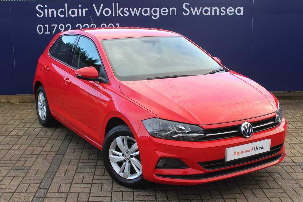 Volkswagen Polo 1.0 Tsi Se Euro 6 Ss CT68PNY Red