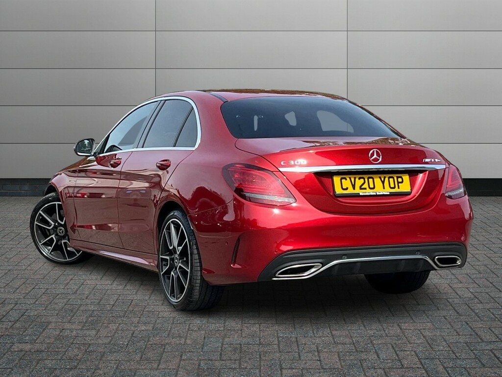 Mercedes-Benz C Class 2.0 C300 Amg Line Edition Premium G-tronic Euro Red #2