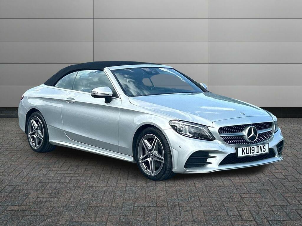 Mercedes-Benz C Class 2.0 C220d Amg Line Premium Cabriolet Silver